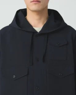 Easy Cloth Hooded Shirt