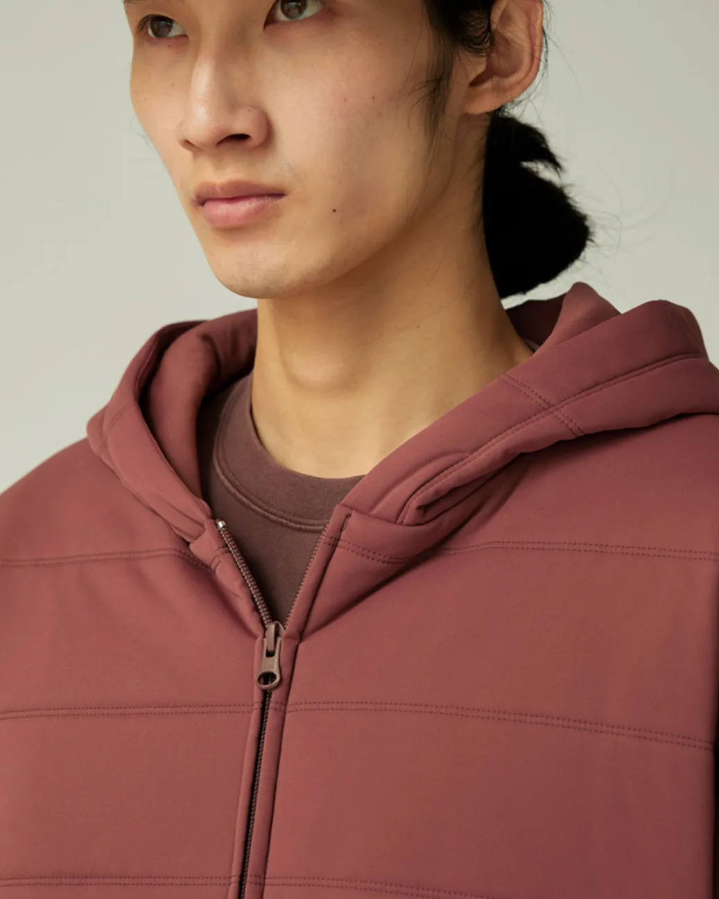 Flexible Insulated Zip Up Hoodie