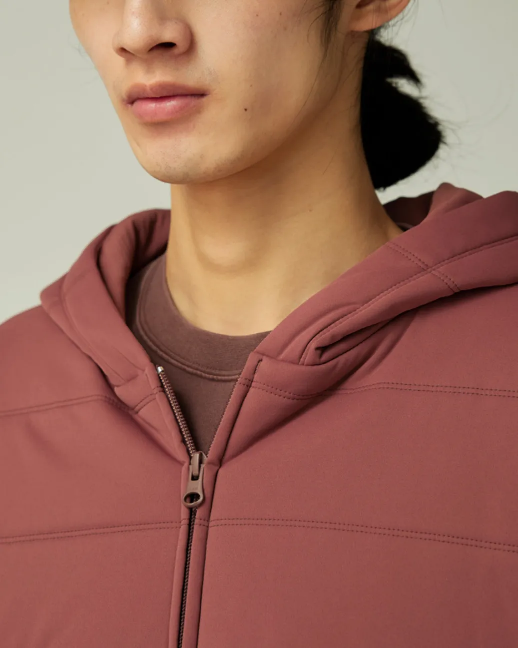 Flexible Insulated Zip Up Hoodie