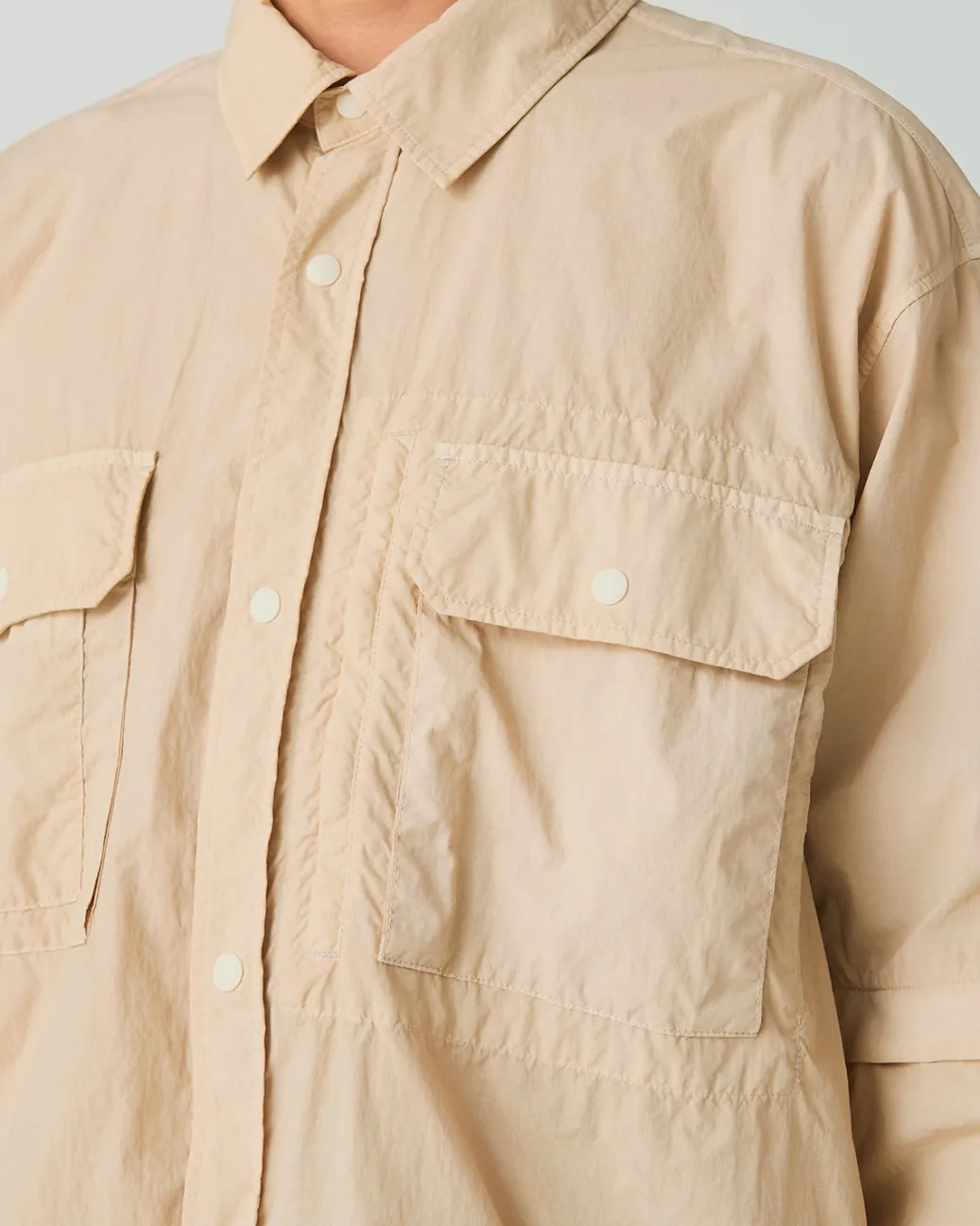 Garment Dyed Convertible Shirt