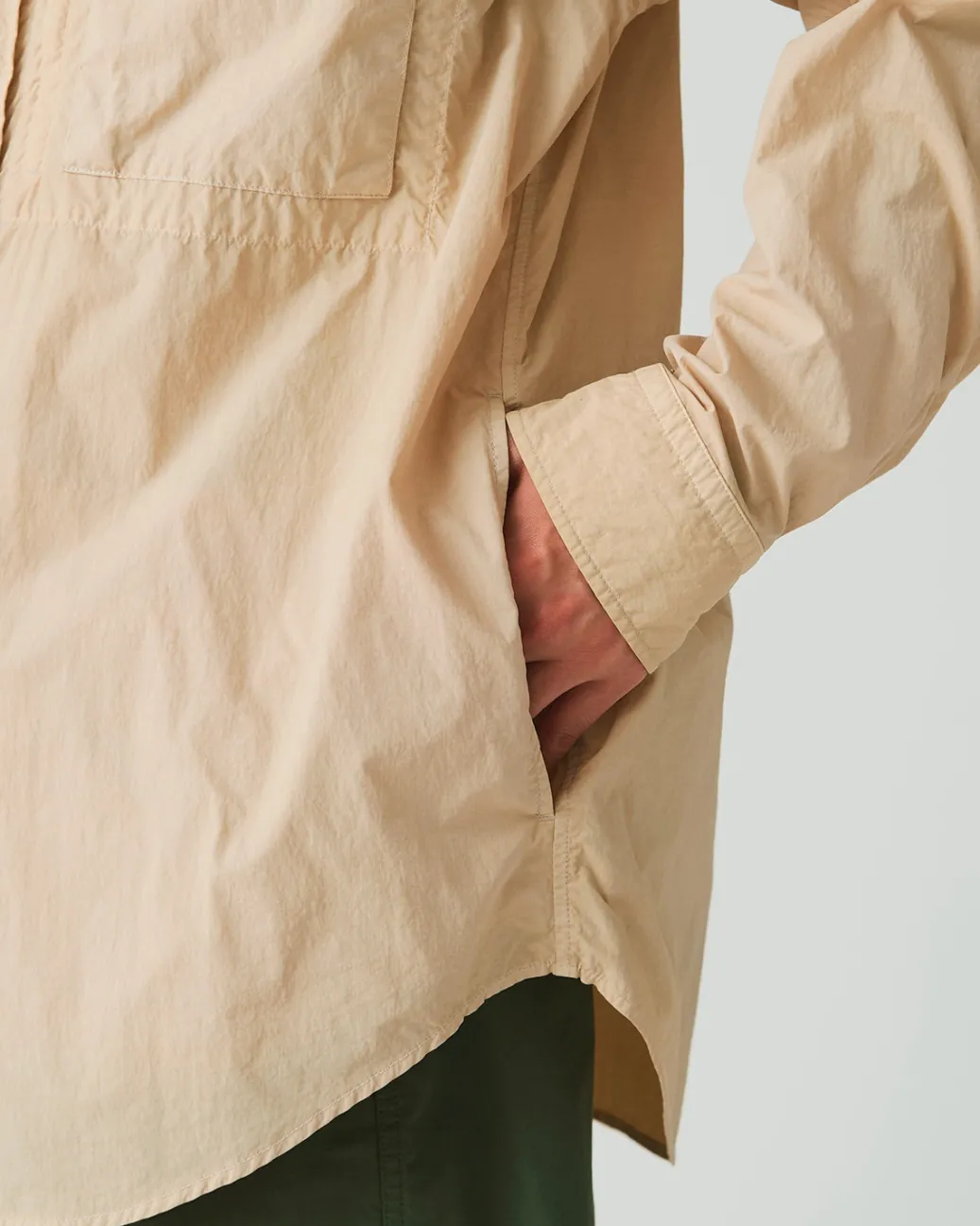 Garment Dyed Convertible Shirt