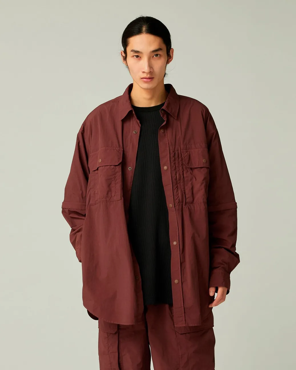 Garment Dyed Convertible Shirt