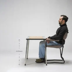 Gray Folding Chair