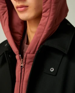 Hybrid Wool Coach Jacket
