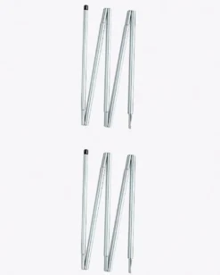 Light Tarp Pole 125cm 2pcs