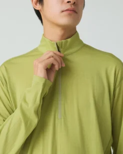 Merino Wool Half Zip Pullover