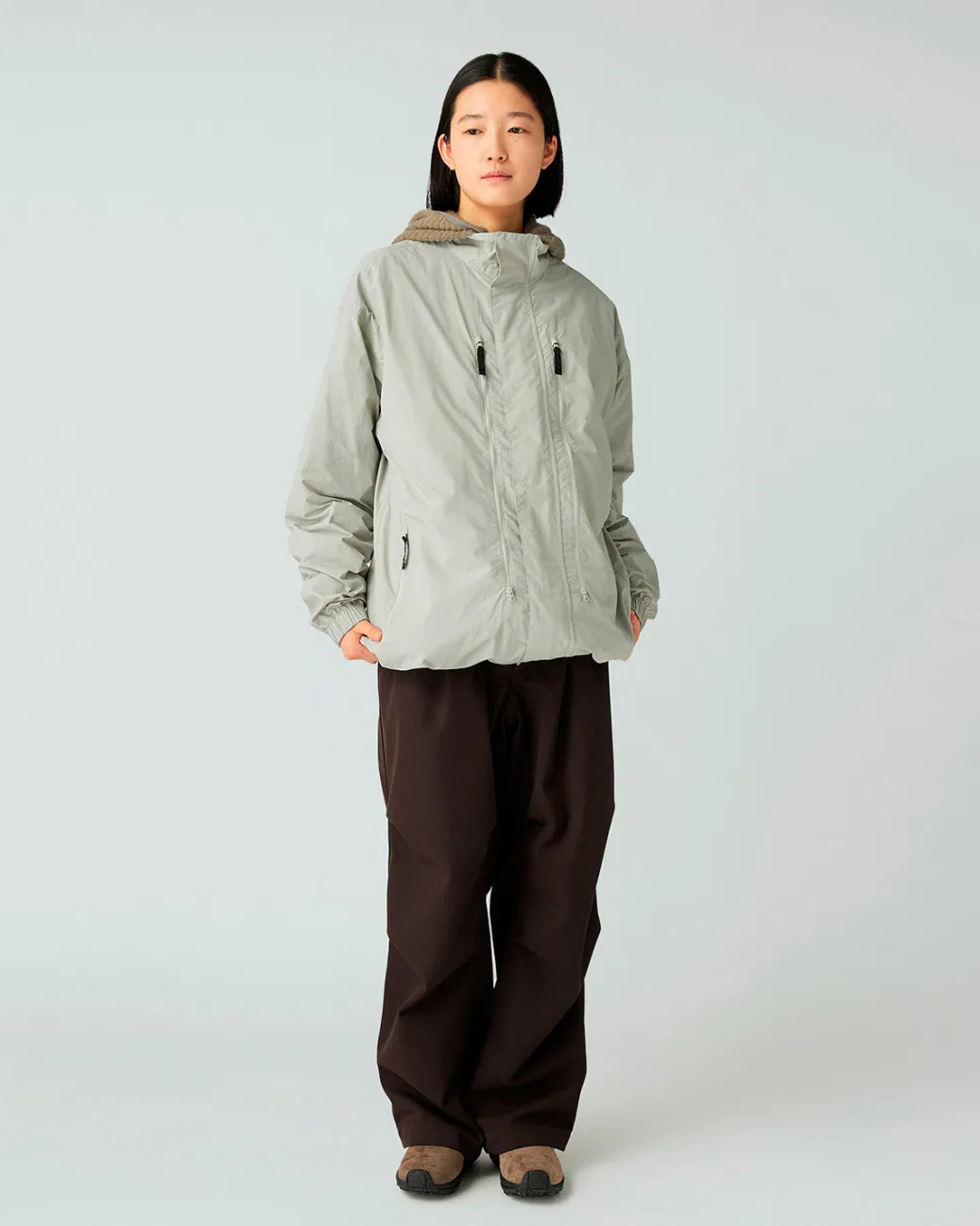 Nylon Tussah Utility Storage Jacket