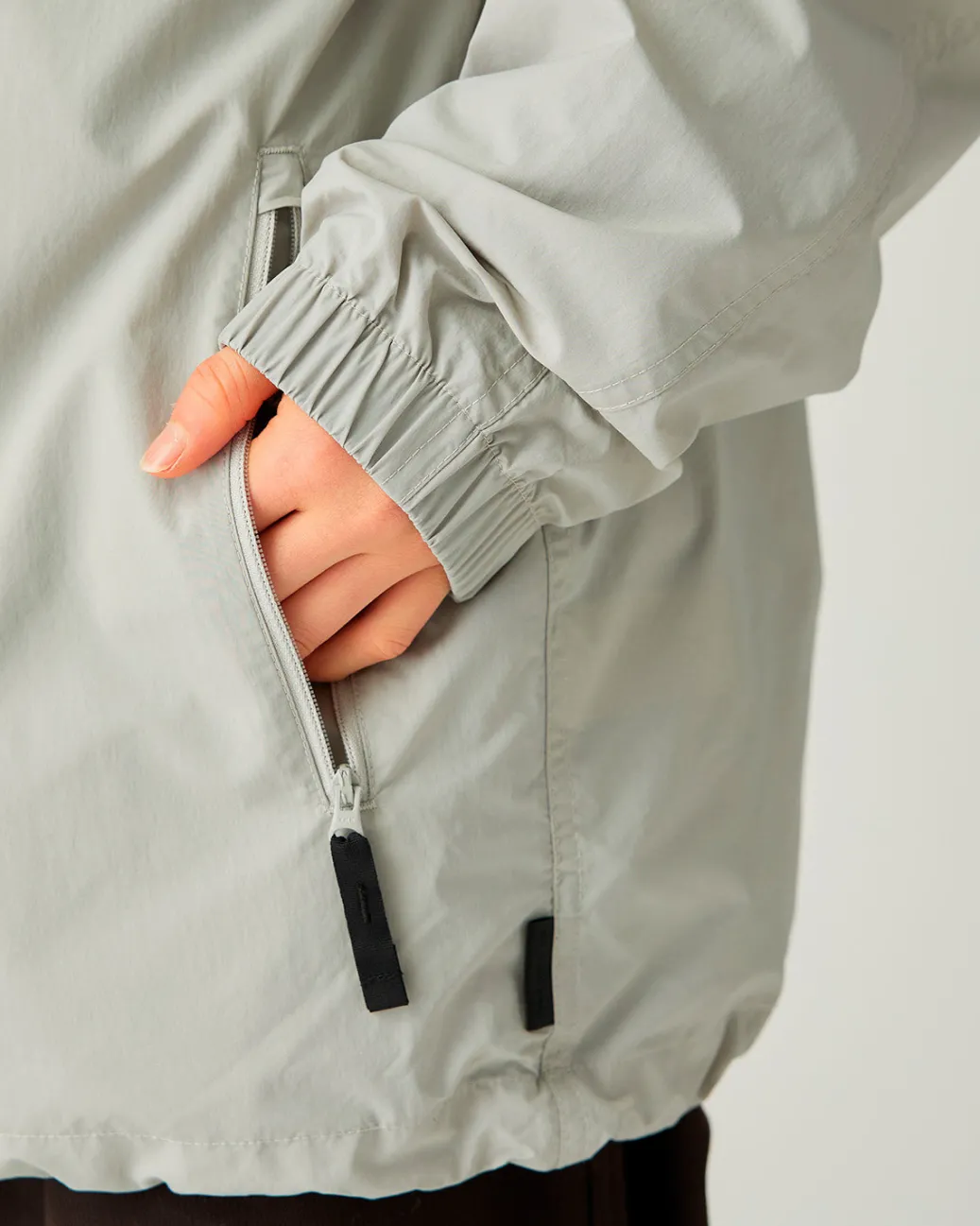 Nylon Tussah Utility Storage Jacket