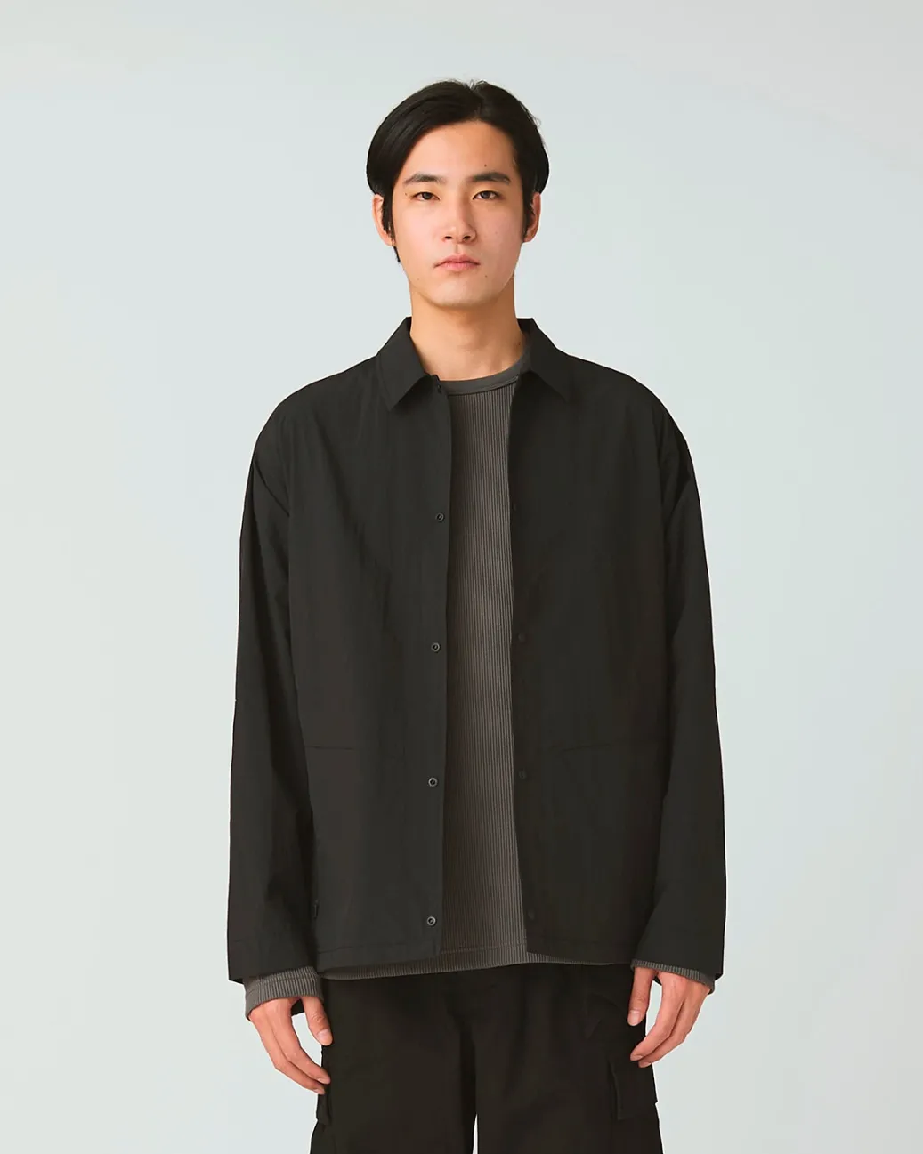 Nylon Tussah Utility Storage Shirt
