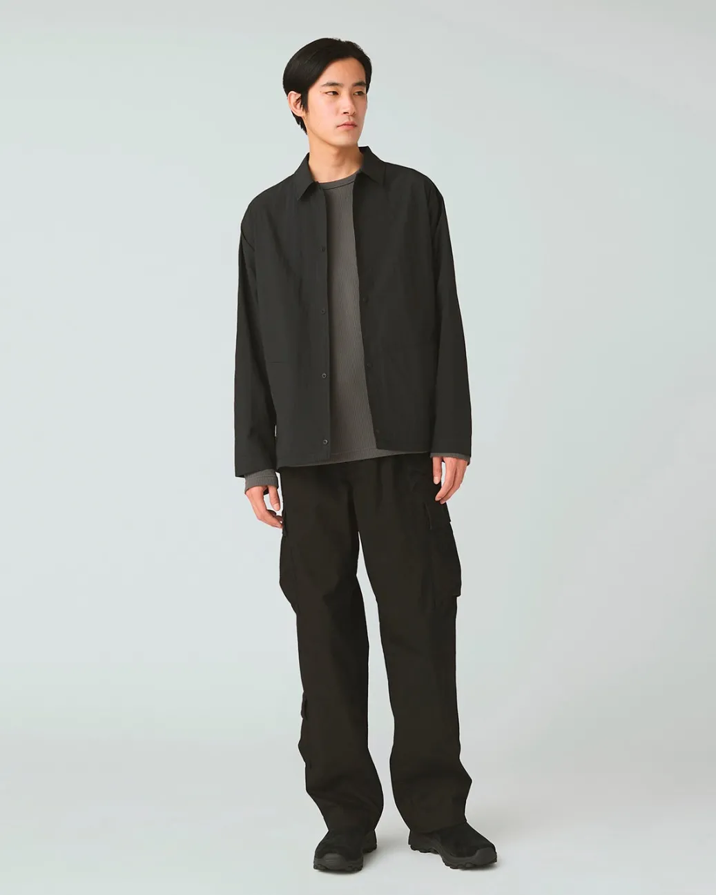Nylon Tussah Utility Storage Shirt