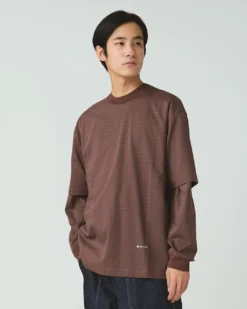 Organic Cotton Mercerized Border T-Shirt