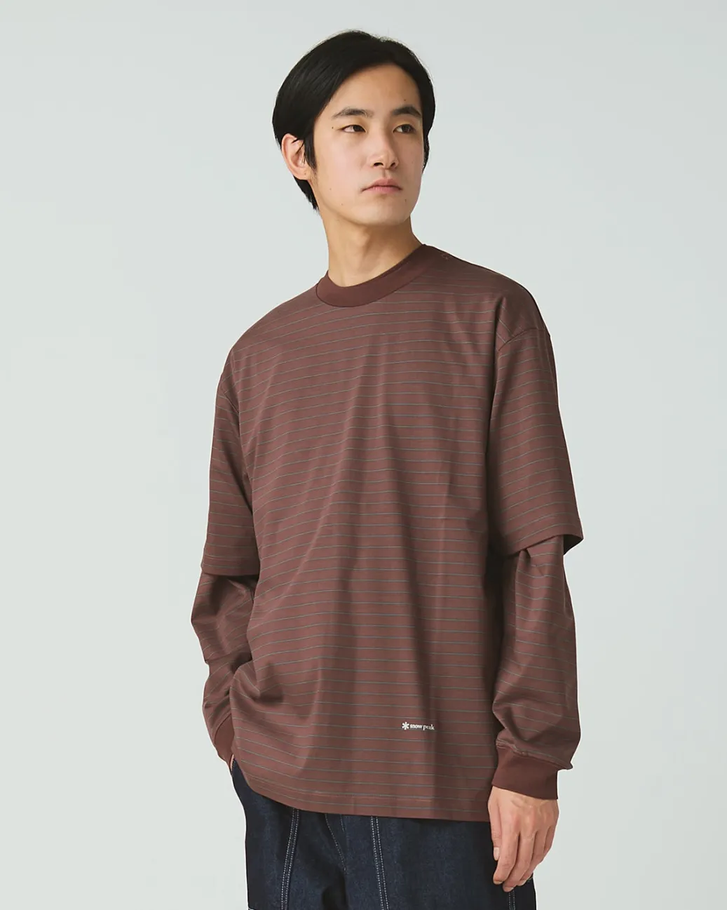 Organic Cotton Mercerized Border T-Shirt