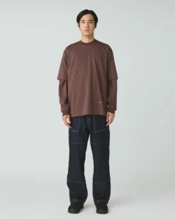 Organic Cotton Mercerized Border T-Shirt