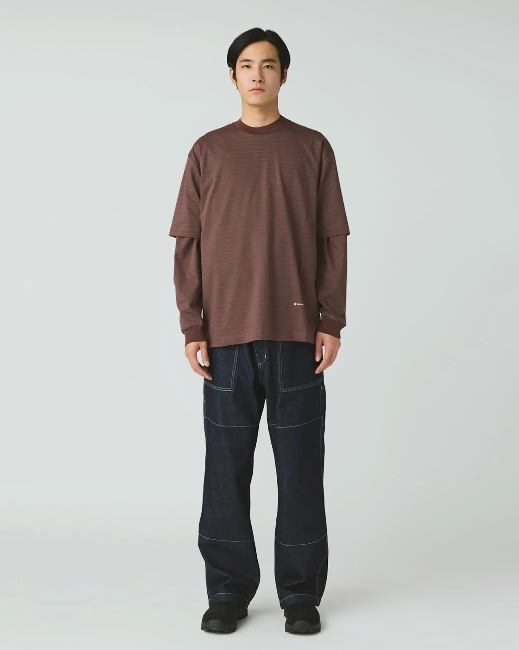 Organic Cotton Mercerized Border T-Shirt