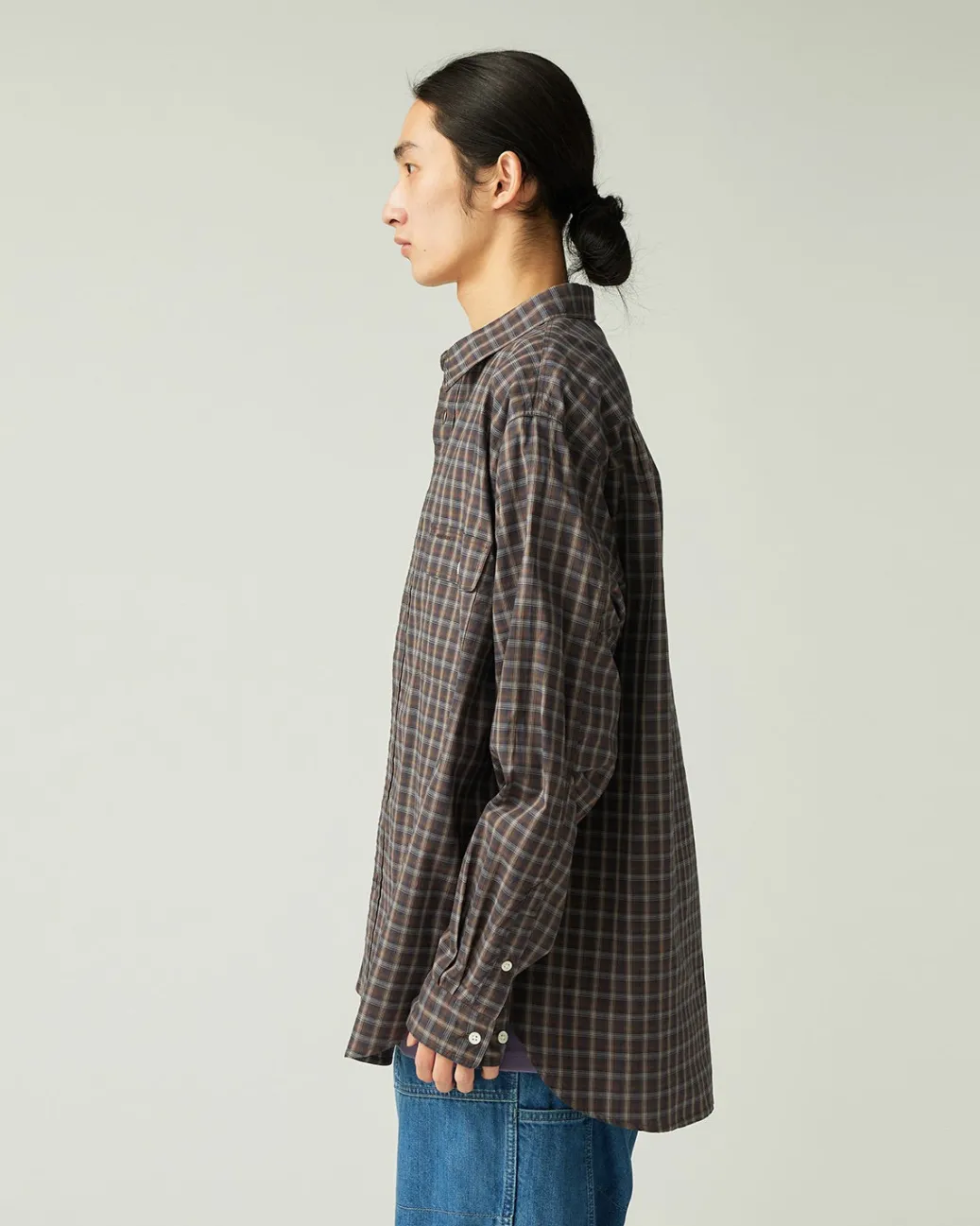 Organic Cotton Ombre Check Shirt