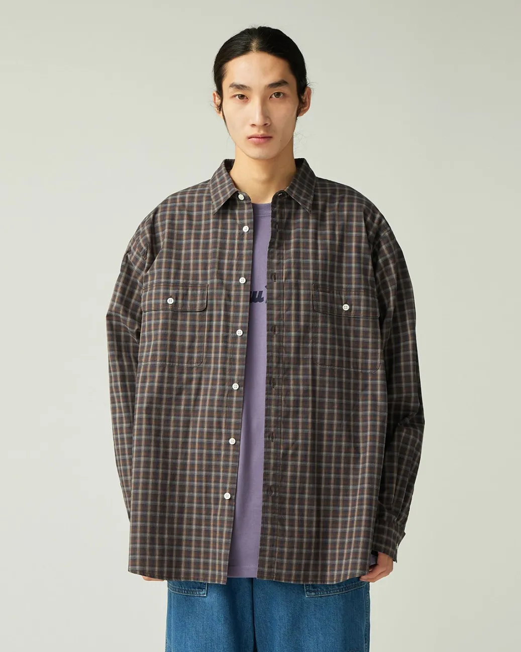 Organic Cotton Ombre Check Shirt