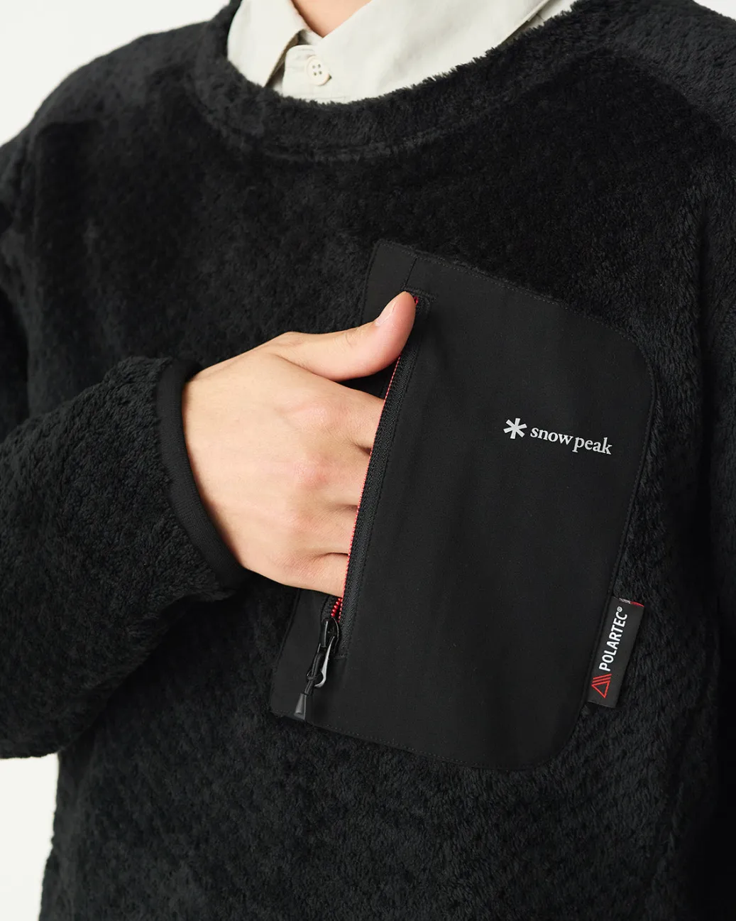 Polartec High Loft Fleece Crew Neck Sweater