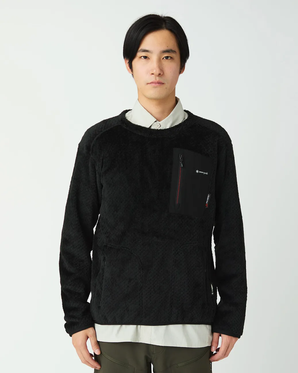Polartec High Loft Fleece Crew Neck Sweater