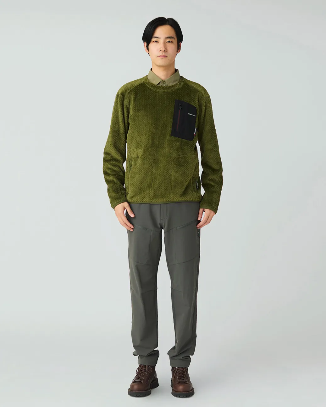 Polartec High Loft Fleece Crew Neck Sweater