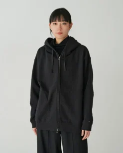 Recycled Cotton Zip-Up Hoodie