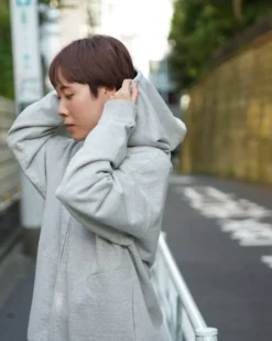 Recycled Cotton Zip-Up Hoodie