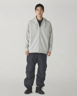 Recycled Cotton Zip-Up Hoodie