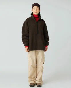 Recycled Wool Boa Pullover