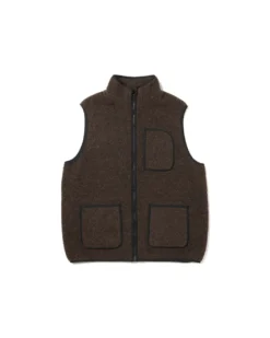 Recycled Wool Boa Vest