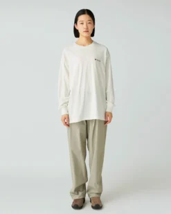 Soft Cotton Relaxed Logo L/S T-Shirt