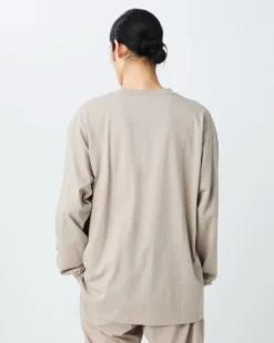 Soft Cotton Relaxed Logo L/S T-Shirt