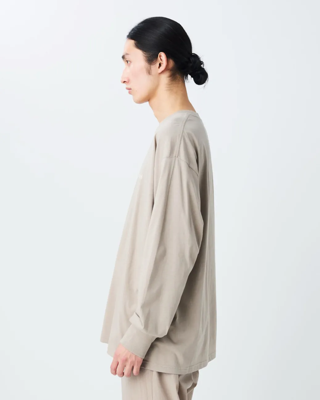Soft Cotton Relaxed Logo L/S T-Shirt