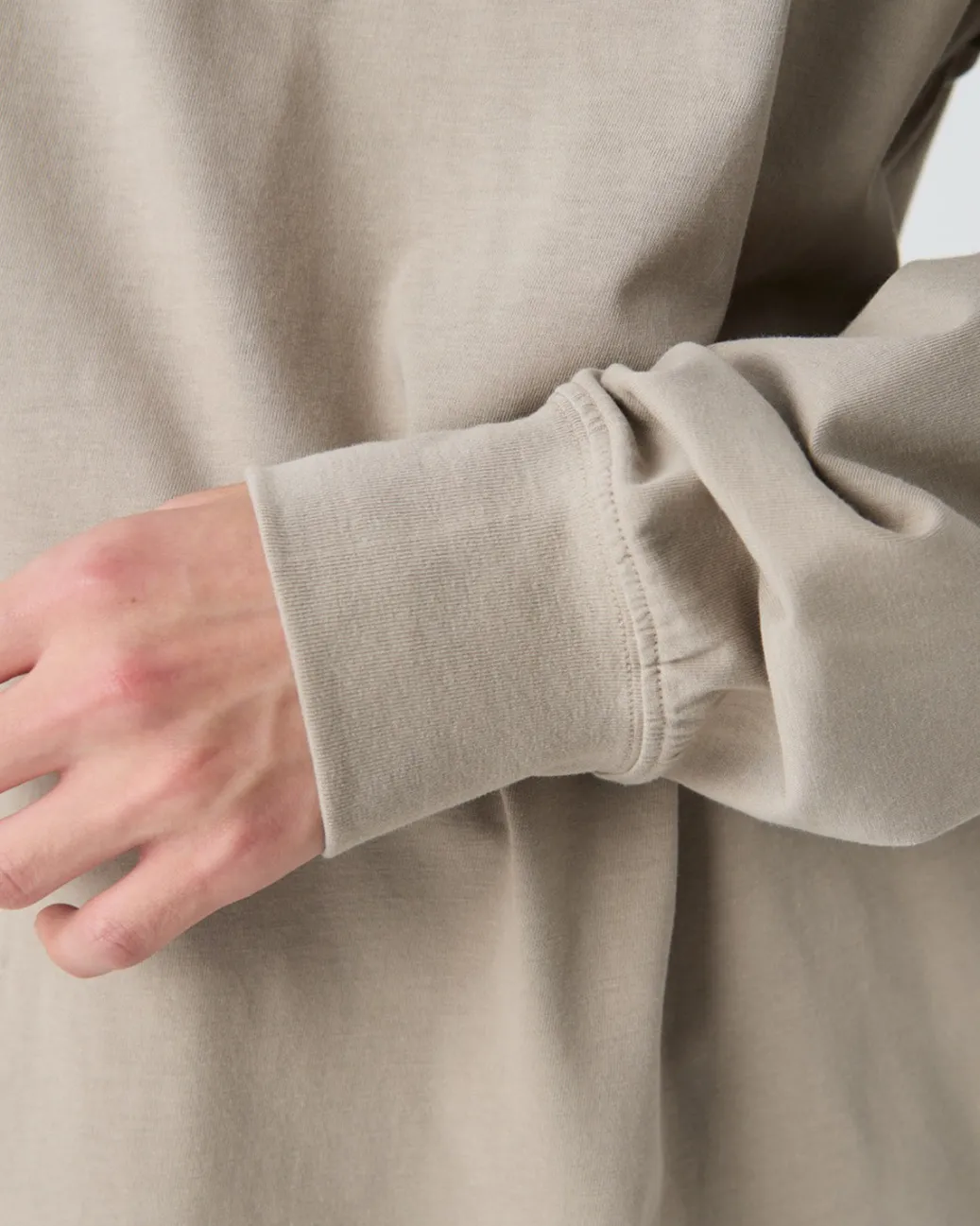 Soft Cotton Relaxed Logo L/S T-Shirt