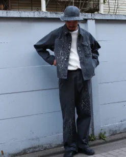 Sulfur Dyed Fade Painted Pants