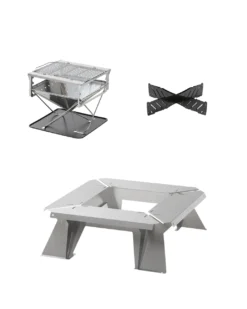 Takibi Garden Table & Grill Set