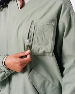 TAKIBI Herringbone Collarless Jacket