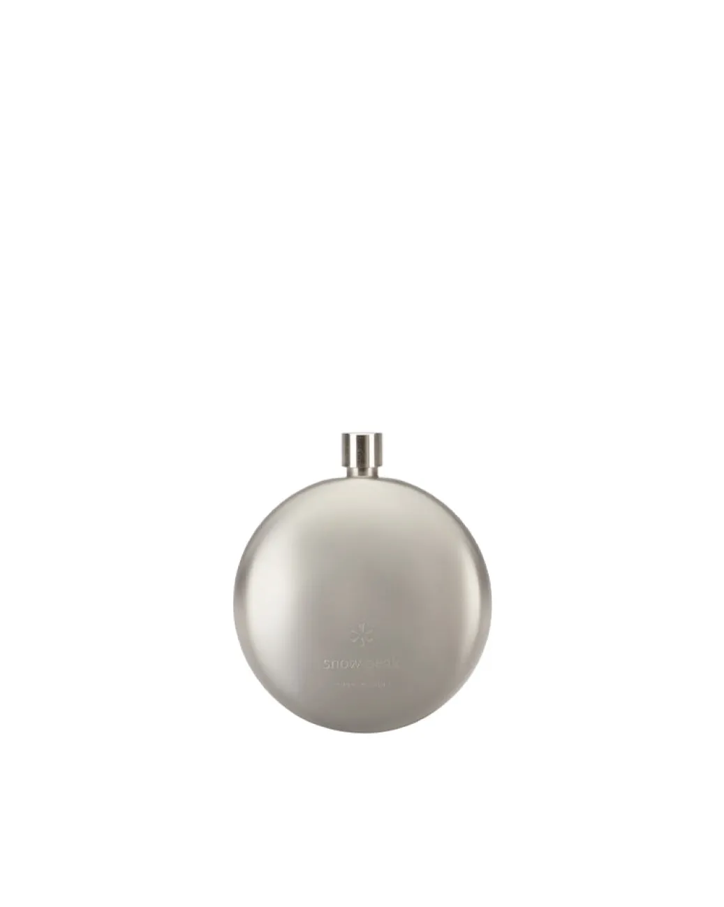 Titanium Curved Flask