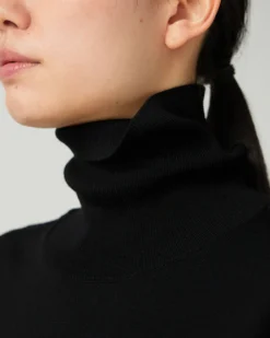 Washable Wool Turtleneck Knit