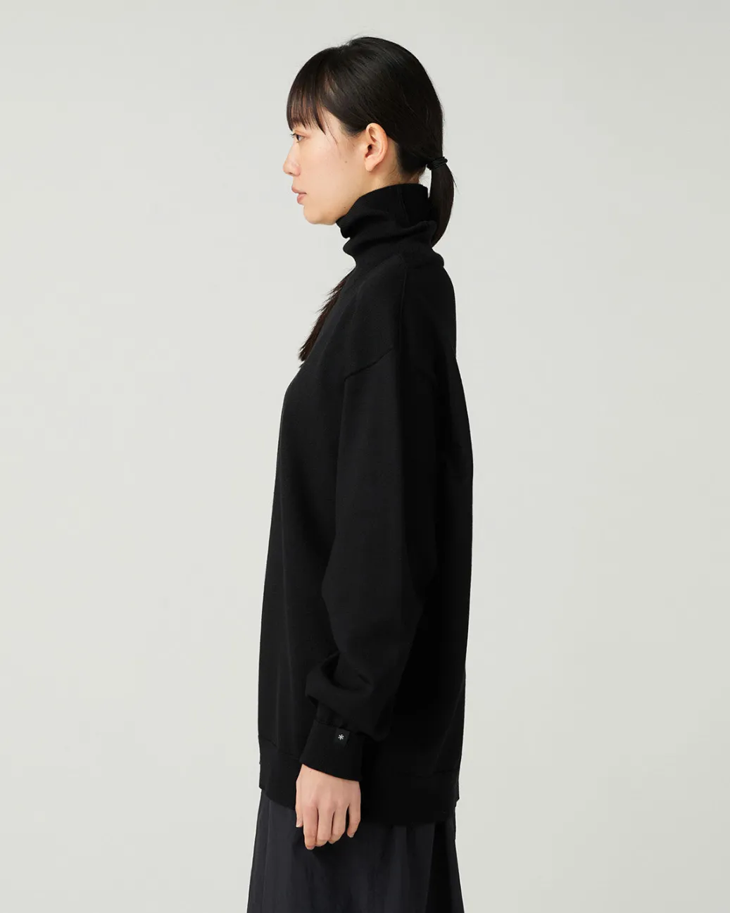 Washable Wool Turtleneck Knit