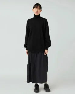 Washable Wool Turtleneck Knit