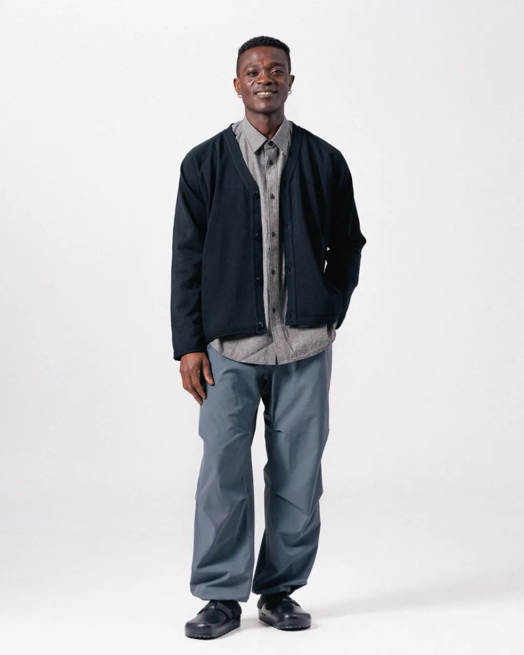 Water-Repellent Knit Cardigan