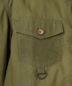 Waxed Cotton Coverall Jacket