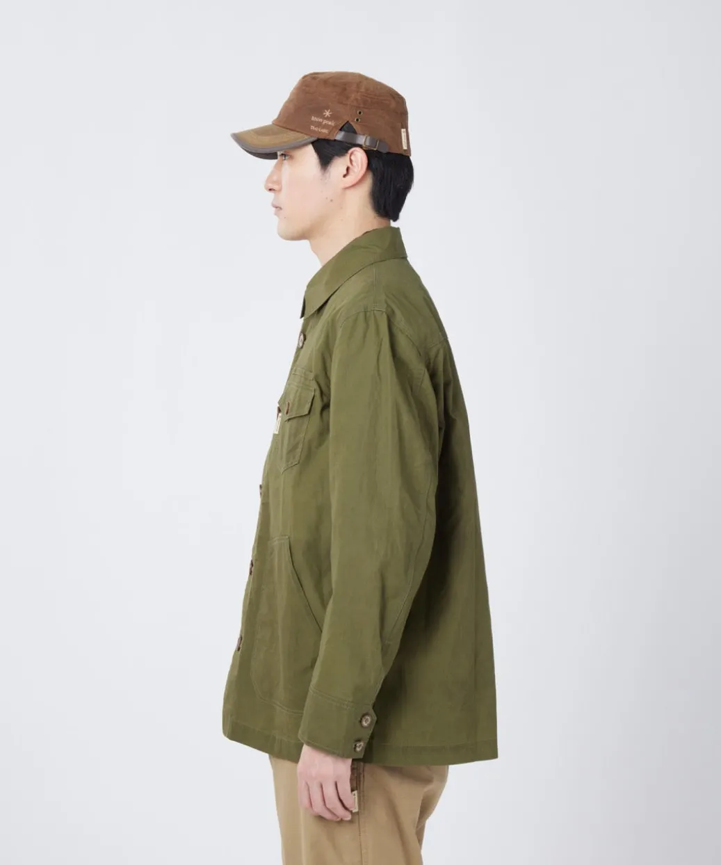 Waxed Cotton Coverall Jacket