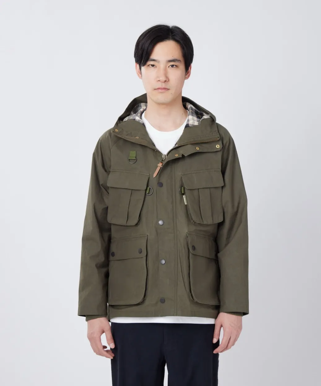 Waxed Cotton Hoodie