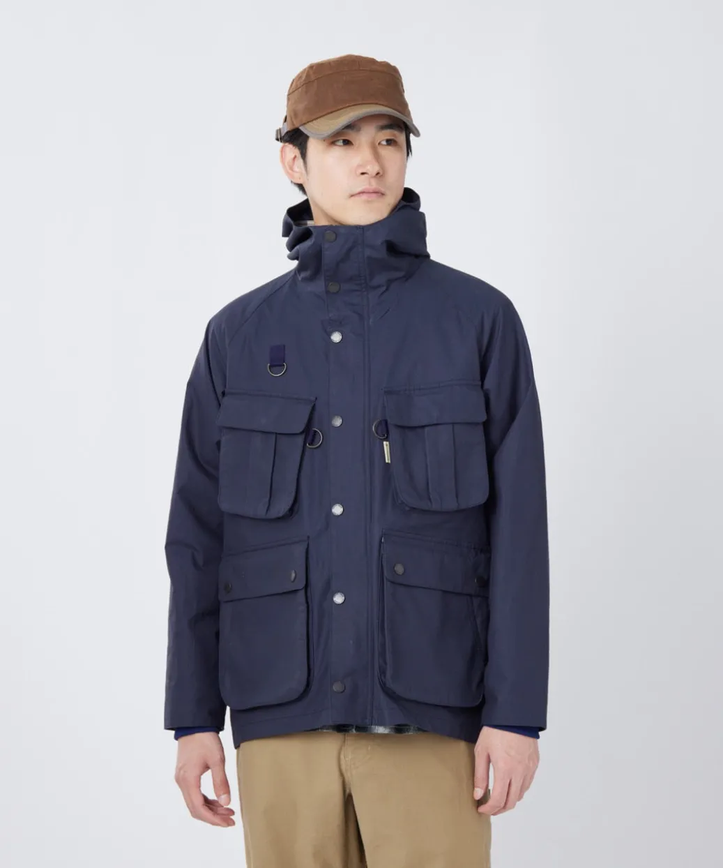 Waxed Cotton Hoodie