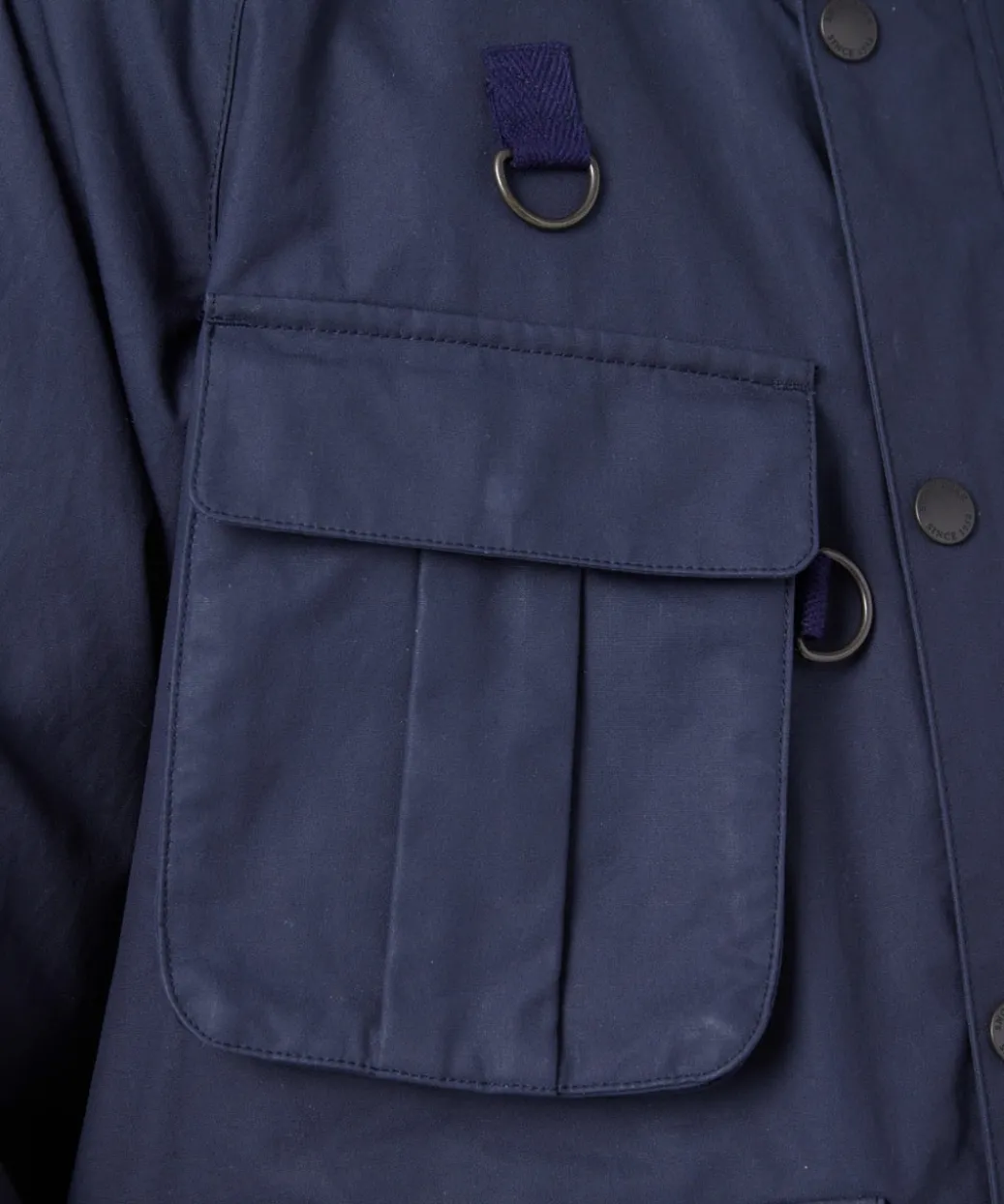 Waxed Cotton Hoodie