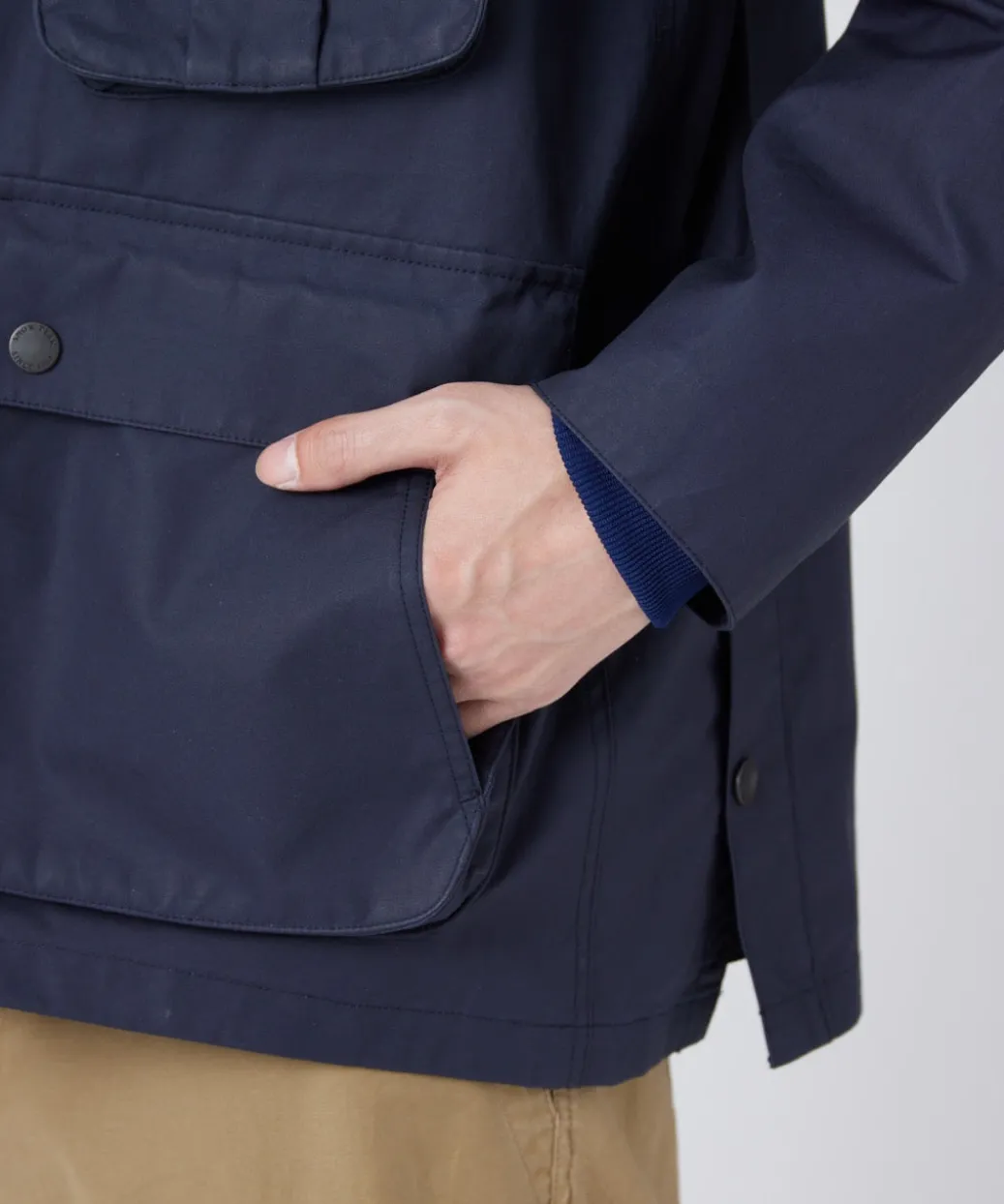 Waxed Cotton Hoodie