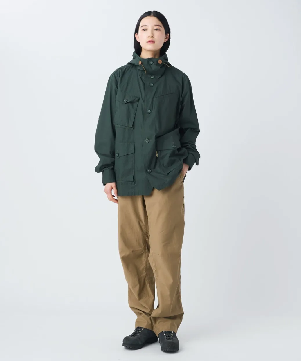 Waxed Windbreaker Jacket