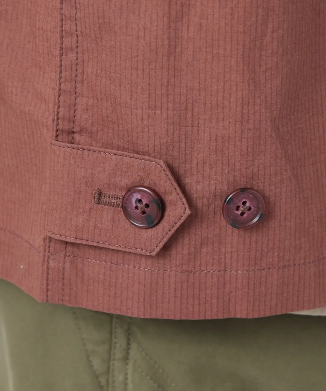 Waxed Windbreaker Jacket