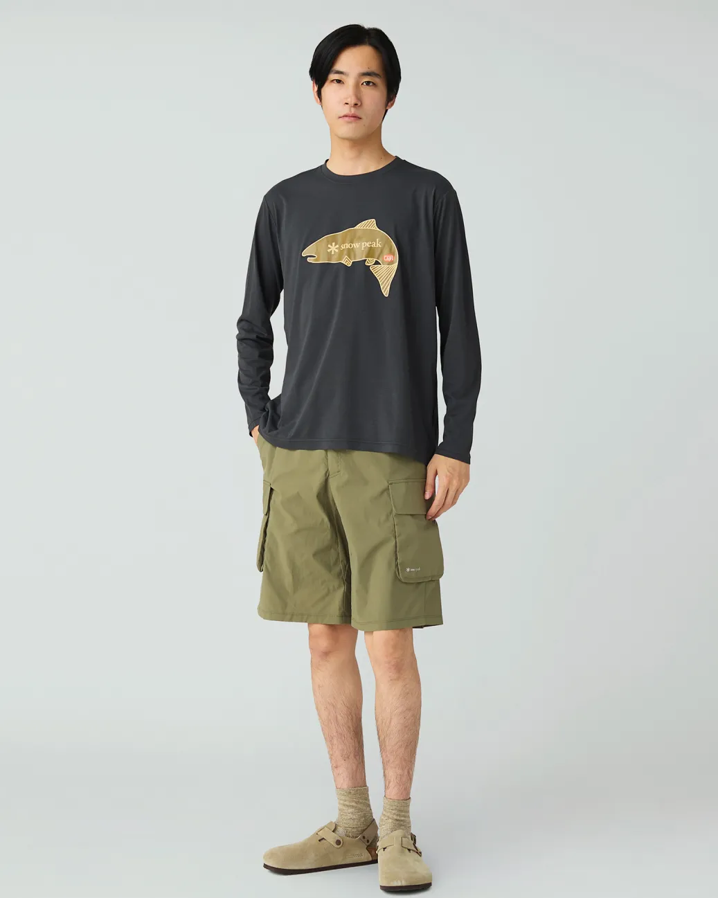 Yamame Graphic Long Sleeve T-Shirt
